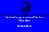 Vertical Integration and Vertical Restraints By Kevin Hinde