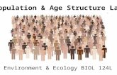 Environment & Ecology BIOL 124L Population & Age Structure Lab.