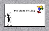 Problem Solving. Outline Well vs. ill-defined problems Heuristics for problem solving –Hill climbing –Means-Ends analysis –Working Backwards representation.