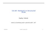 03/23/07CS267 Lecture 201 CS 267: Multigrid on Structured Grids Kathy Yelick yelick/cs267_s07.