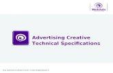 Any questions please email: materiali@webads.it Advertising Creative Technical Specifications.