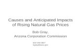 Causes and Anticipated Impacts of Rising Natural Gas Prices Bob Gray, Arizona Corporation Commission 602-542-0827 bgray@azcc.gov.