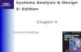 Systems Analysis & Design 5 th Edition Chapter 4 Enterprise Modeling.