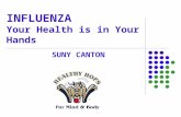 INFLUENZA Your Health is in Your Hands SUNY CANTON.
