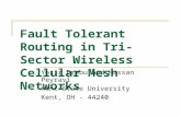 Fault Tolerant Routing in Tri-Sector Wireless Cellular Mesh Networks Yasir Drabu and Hassan Peyravi Kent State University Kent, OH - 44240.