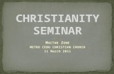 M ACTAN Z ONE METRO CEBU CHRISTIAN CHURCH 11 March 2011.