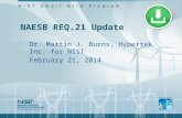 NAESB REQ.21 Update Dr. Martin J. Burns, Hypertek Inc. for NIST February 21, 2014.