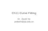 Ch11 Curve Fitting Dr. Deshi Ye yedeshi@zju.edu.cn.