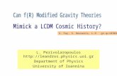 L. Perivolaropoulos  Department of Physics University of Ioannina Open page S. Fay, S. Nesseris, L.P. gr-qc/0703006.