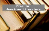 Eras in American Literature. Before We Start Fold your paper into 2 columns Topic: Eras in American Literature Label – left column: Q’s, right column:
