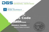 Robert L. Chase Deputy State Architect Dennis J. Corelis Deputy State Architect 2013 CBC Access Code Update.