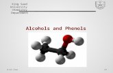 Alcohols and Phenols 145 Chem1 King Saud University Chemistry Department.