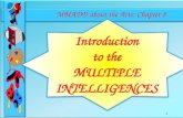 D.russell-bowie 1 MMADD about the Arts: Chapter 8 Introduction to the MULTIPLE INTELLIGENCES.
