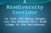 To link the Hunua Ranges via the Redoubt/Mill Road ridge to the Waitakeres.