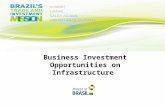 Business Investment Opportunities on Infrastructure.