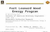 1 Mr. Allen Simpson/IMLD-PW-O/573-596-0956/allen.w.simpson2.civ@mail.mil10 March 2015 Fort Leonard Wood Energy Program A Briefing For: Society of American.