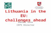 Lithuania in the EU: challenges ahead Daniel Gros CEPS Director.