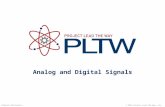 Analog and Digital Signals © 2014 Project Lead The Way, Inc.Digital Electronics.