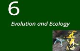 6 Evolution and Ecology. Chapter 6 Evolution and Ecology CONCEPT 6.1 Evolution can be viewed as genetic change over time or as a process of descent with.