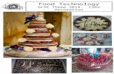 Food Technology GCSE Theme 2014: Cake Decoration.