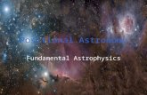 Positional Astronomy Fundamental Astrophysics. Movement of stars.
