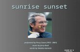 sunrise sunset performed by Perry Como (1912 - 2001) music by Jerry Bock words by Sheldon Harnick sound on & autorun.