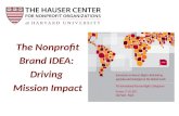 The Nonprofit Brand IDEA: Driving Mission Impact.