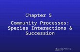 Chapter 5 Community Processes: Species Interactions & Succession © Brooks/Cole Publishing Company / ITP.