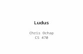 Ludus Chris Ochap CS 470. System Overview Goal –Develop a scalable system to assist / automate game play within selected online gaming rooms. –Client.