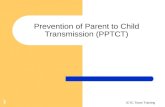 ICTC Team Training 1 Prevention of Parent to Child Transmission (PPTCT)
