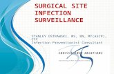 SURGICAL SITE INFECTION SURVEILLANCE STANLEY OSTRAWSKI, MS, RN, MT(ASCP), CIC Infection Preventionist Consultant.