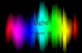 Light Chapter 13. Ch13 Sec 1 The Behavior of Light.