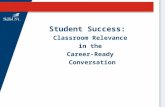 Student Success: Classroom Relevance in the Career-Ready Conversation.