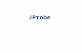 JProbe. 1. JProbe Use JProbe Profile –identify method and line level performance bottlenecks Use JProbe Memory Debugger –investigating memory leaks and.