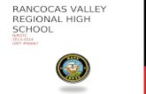 RANCOCAS VALLEY REGIONAL HIGH SCHOOL NJROTC 2013-2014 UNIT #96667.