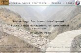Ingegneria Senza Frontiere - Trento - Italy Technology for human development: sustainable management of geothermal resources in South Peru Feasibility.