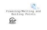 Freezing/Melting and Boiling Points. Spacing of Molecules in a Solid, Liquid, & Gas Use this link  racter.html.