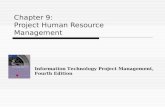 Chapter 9: Project Human Resource Management Information Technology Project Management, Fourth Edition.