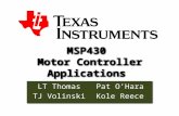 MSP430 Motor Controller Applications. Outline H-Bridge Types of Motors Polarity Stepper Motor Brushed Motor Brushless Motor Permanent Magnet Motor AC.