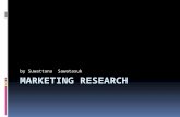 By Suwattana Sawatasuk. Marketing Research  The systematic design, collection, and analysis, and reporting of data relevant to a specific marketing situation.