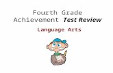 Fourth Grade Achievement Test Review Language Arts.