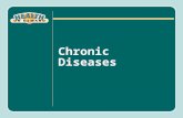 Chronic Diseases. Objectives Define chronic disease. List behaviors that increase the likelihood of getting a chronic disease. Explain the relationship.