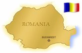 ROMANIA – GENERAL INFORMATION Location: - in south-eastern Europe; Surface : 238.391 square km; Population : 21 623 000 inhabitants; (89.5% romanians,