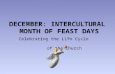 Celebrating the Life Cycle of the Church.  The Four Weeks Before Christmas  A Time of Remembrance, God’s people are waiting for the Messiah’s Birth.