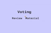 Voting Review Material. Walking Voting - Review3 How many people voted in this election? 1391211 ABCD BCAC DDDB CABA 1. 13 2. 35 3. 45 4. 55 5. Can’t.