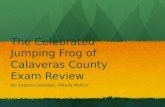 The Celebrated Jumping Frog of Calaveras County Exam Review By: Eugenio Gonzalez, Alfredo Melero.