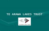 TE ARAWA LAKES TRUST. Overview of Te Arawa Lakes Settlement Act 2006 ApologyApology Financial and Annuity RedressFinancial and Annuity Redress Cultural.