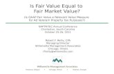 Portland, Oregon  Chicago, Illinois  Atlanta, Georgia Is Fair Value Equal to Fair Market Value? (Is GAAP Fair Value a Relevant Value Measure for Ad Valorem.