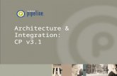 Architecture & Integration: CP v3.1. 3.x Platforms: Windows NT sp5(6a)/Solaris 2.8 iWS Client(s) Netscape/IE 4.0+ Java Servlet Engine (Java Servlet API)