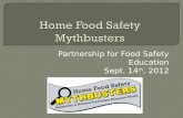 Partnership for Food Safety Education Sept. 14 th, 2012.